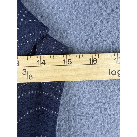 VTG Karina Nites Dark Fairy Romantic Whimsigoth Evening Dress Blue Women Size 12 - Picture 7 of 8